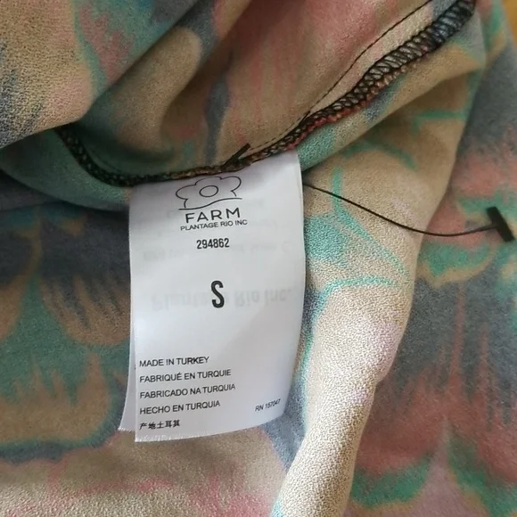 FARM RIO Colorful Flowers Midi Dress - Picture 16 of 16